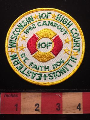 1982 Wisconsin Illinois High Court INDEPENDENT ORDER OF FORESTERS IOF PATCH C654