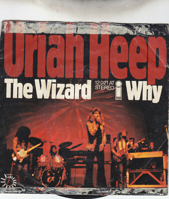 Single 7'' Uriah Heep ''The Wizard''