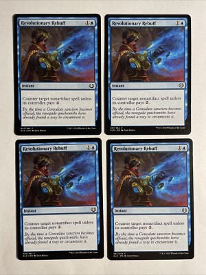 4x Mtg Kaladesh Revolutionary Rebuff NM Magic Karte Magic The Gathering
