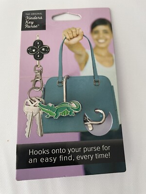 Alligator Key Purse Hook Alexx Bag Hanger Holder Clip Keys