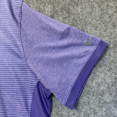 Nike Golf Poloshirt Herren XL Violett Lila Tour Performance Kurzarm Stretch - Bild 6 von 17
