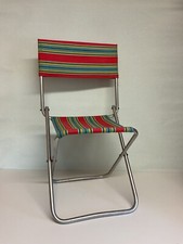 DDR Campingstuhl Klappstuhl Vintage 70er Jahre Stoffbezug Retro 