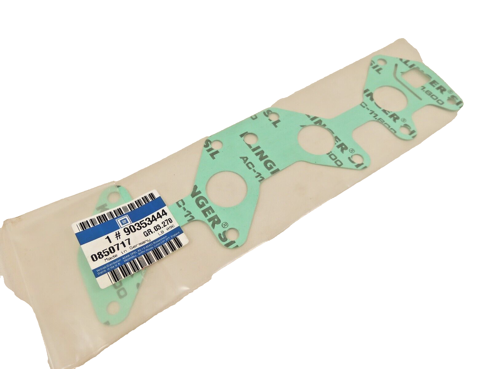 A23) Orig. OPEL ASCONA C KADETT E gasket intake manifold 90353444 