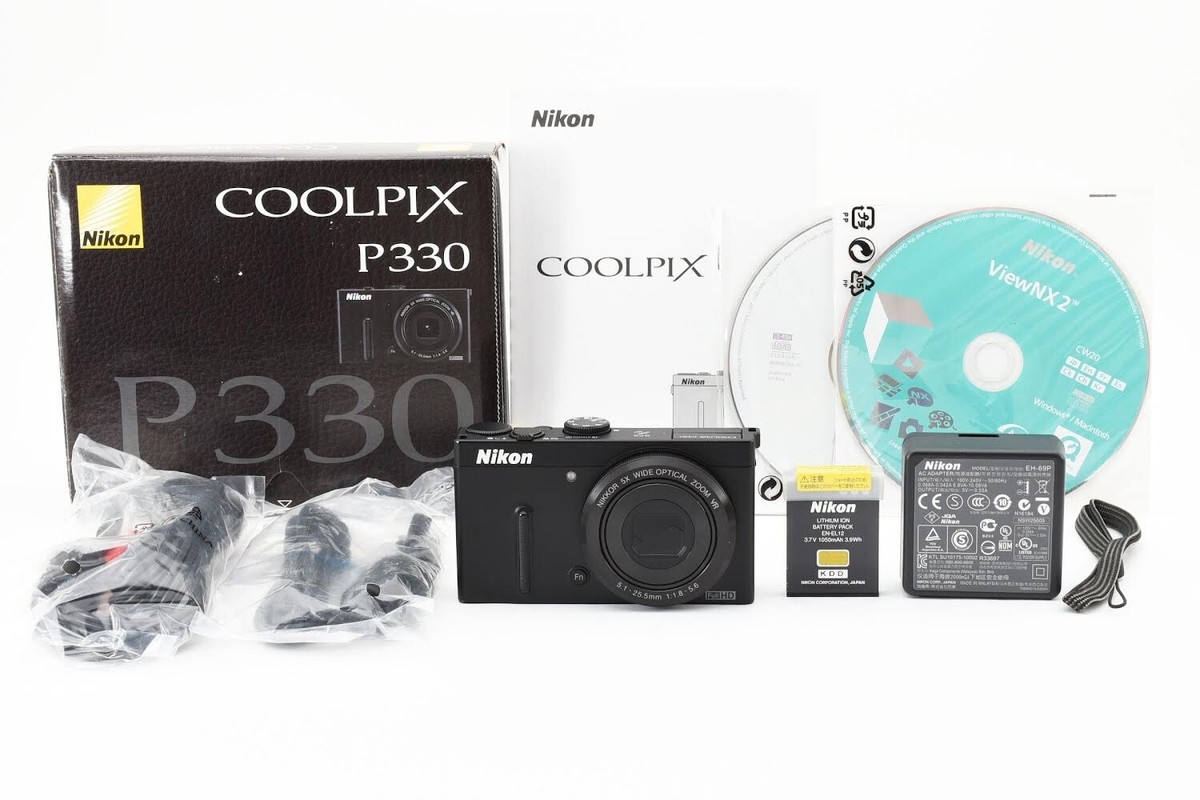 USED Nikon COOLPIX P330 12.2MP 5x Zoom Lens Digital Camera