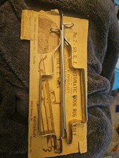 Vintage Wonderart No. 7 - SO. E. Z. Automatic Hook Rug Needle with original box