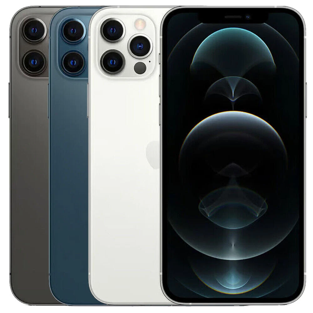 Apple iPhone 12 Pro - 256GB - Pacific Blue (Unlocked) A2407 (CDMA