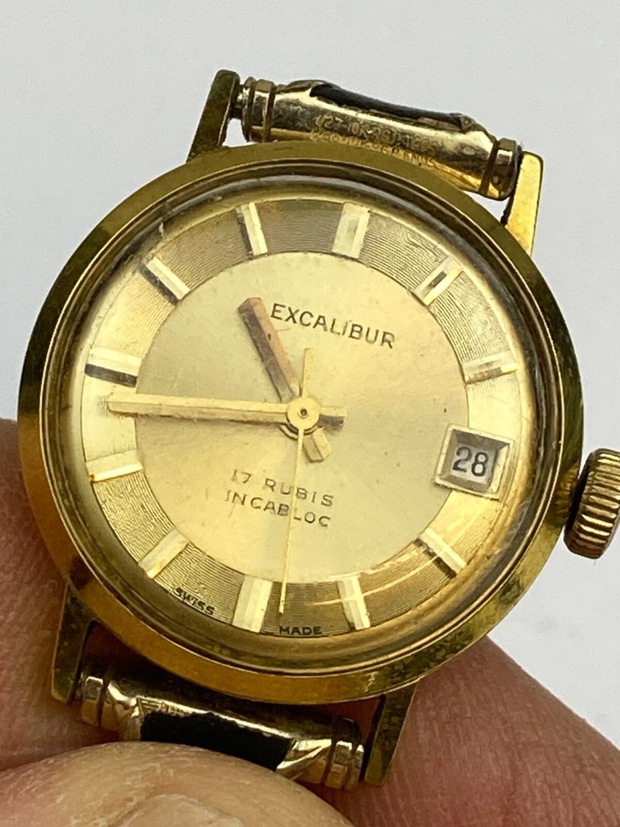 Excalibur 17 RUBIS Incabloc Ladies Swiss Made Available Worldwide