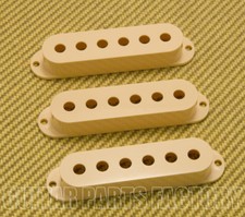 PC-0406-BCP 3 Bright Cream Pickup Covers for Fender Strat 52mm