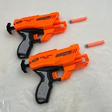 2 Nerf Accustrike Series Quadrant 4 Dart Blasters Rotating Drum Tested Works