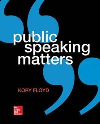 Public Speaking Matters by Kory Floyd (2017, Trade Paperback)