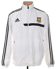 WEST HAM UNITED 2013/2014 TRAINING FOOTBALL JACKET ADIDAS SIZE S ADULT
