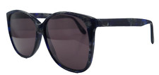Vintage Lawrence Eyewear 1270-210 Marble Blue Oval Sunglasses W/ NEW LENSES 