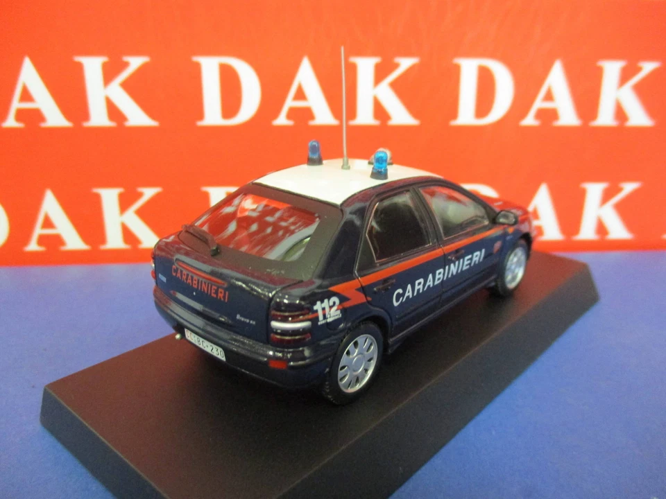 Die cast 1/43 Modellino Auto Carabinieri Fiat Brava 2001 - Immagine 3 di 3