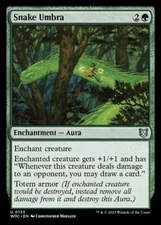 MTG Commander WOE U Snake Umbra #0133
