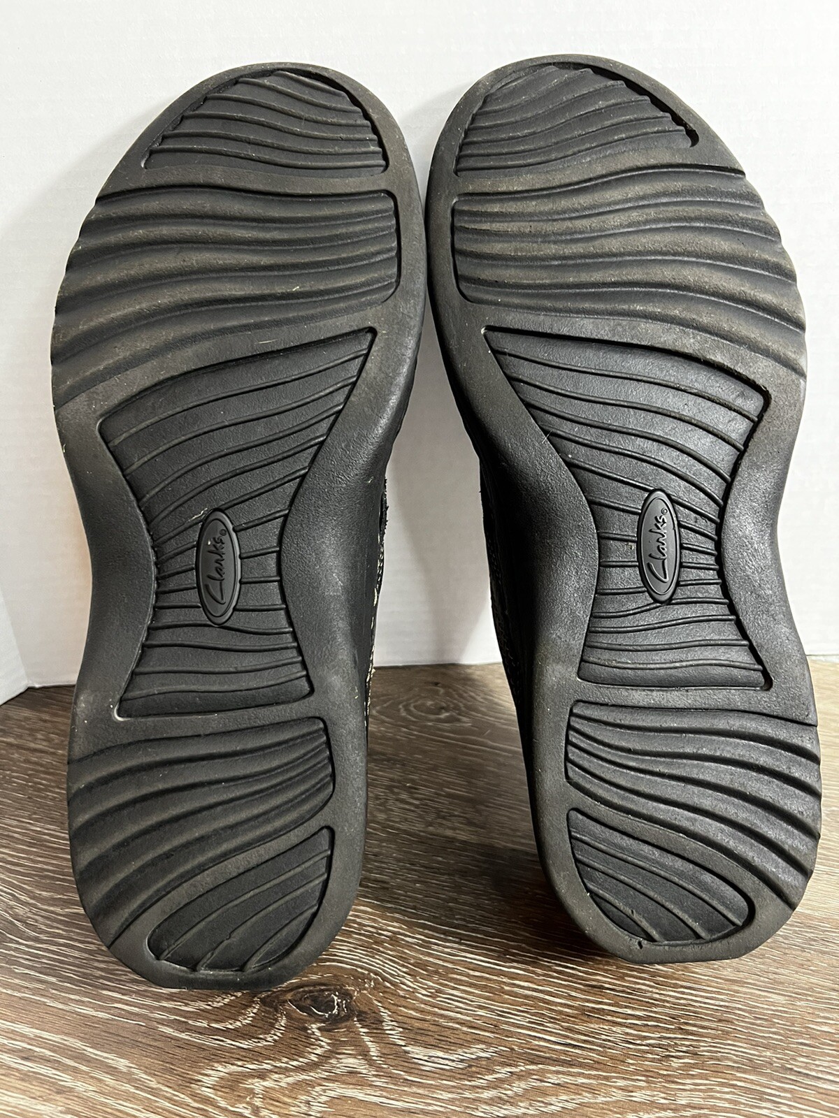 Clarks 78827 Black Leather Loafer Size 12M Very Good Condition! | eBay
