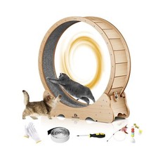 Naviconvex Cat Wheel, 45 inch Large XL Cat Treadmill, Cat Exercise Wheel with...