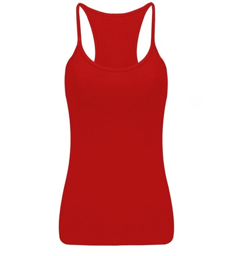 Kids Girls Cotton Rich Vest Top Stretchy Dance Wear For Children 5 - 13 Years - Picture 4 of 7
