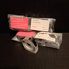 10 Rolls Compatible with DYMO Embossing Label Maker