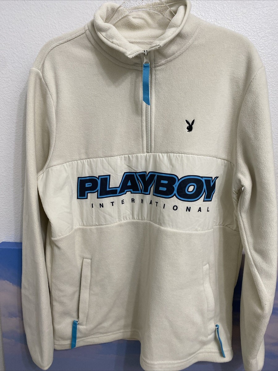 トップス Supplier playboy half zip sweat Playboy By PacSun Flag Half Zip Polo Sweatshirt | PacSun