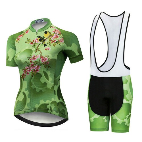 2024 cycling jersey set women's cycling jersey short sleeve padded cycling shorts bib shorts - Picture 12 of 16