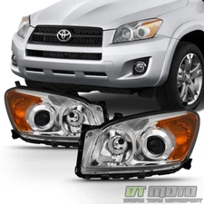 For 2009 2010 2011 2012 Toyota RAV4 RAV-4 Projector Headlights lamps Left+Right