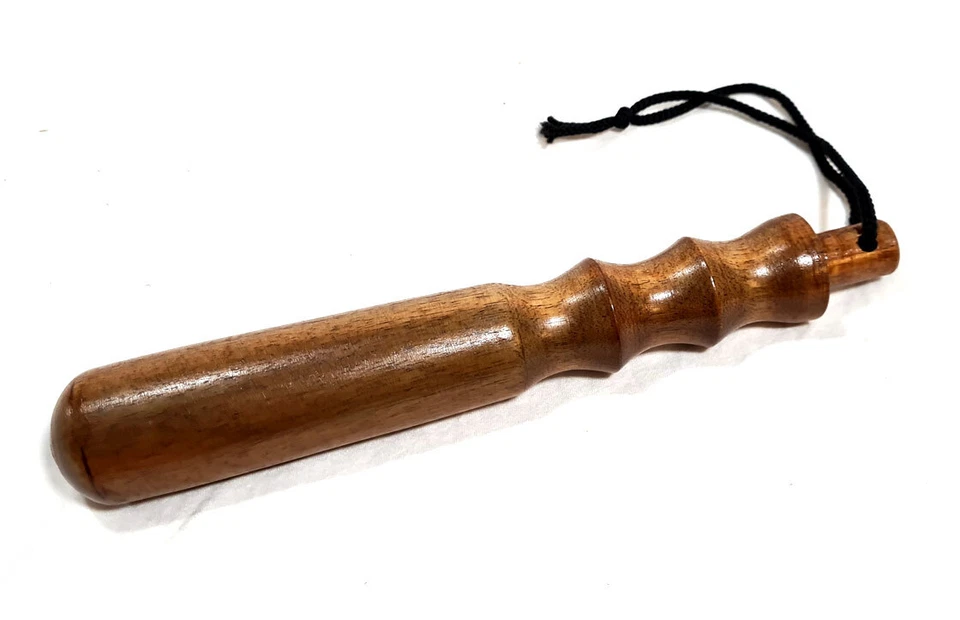 BISON Hand Made Wooden Fishing Priest