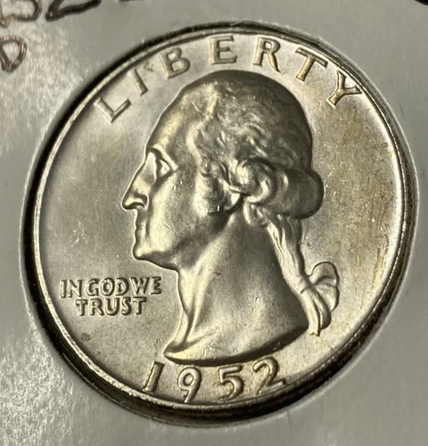 (A1) 1952-D Washington Quarter Gem BU- 90% Silver