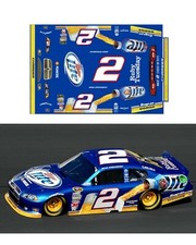 2 Brad Keselowsi 2011 1/64 scale water slide decal AFX Tyco Lifelike Auto World
