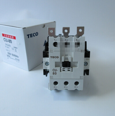 1PCS NEW TECO CU-80 CU80 AC CONTACTOR 3A2a2b 220V IN BOX BRAND