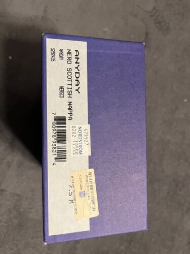 NIB Stuart Weitzman Anyday Nero Scottish Nappa Pump Shoes Size 7.5 Black Slip On - Picture 2 of 5