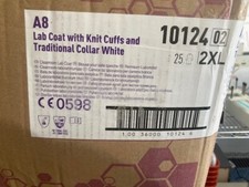 2XL Kimberly-Clark Professional  Kimtech  A8 Lab Coats, Traditional Collar