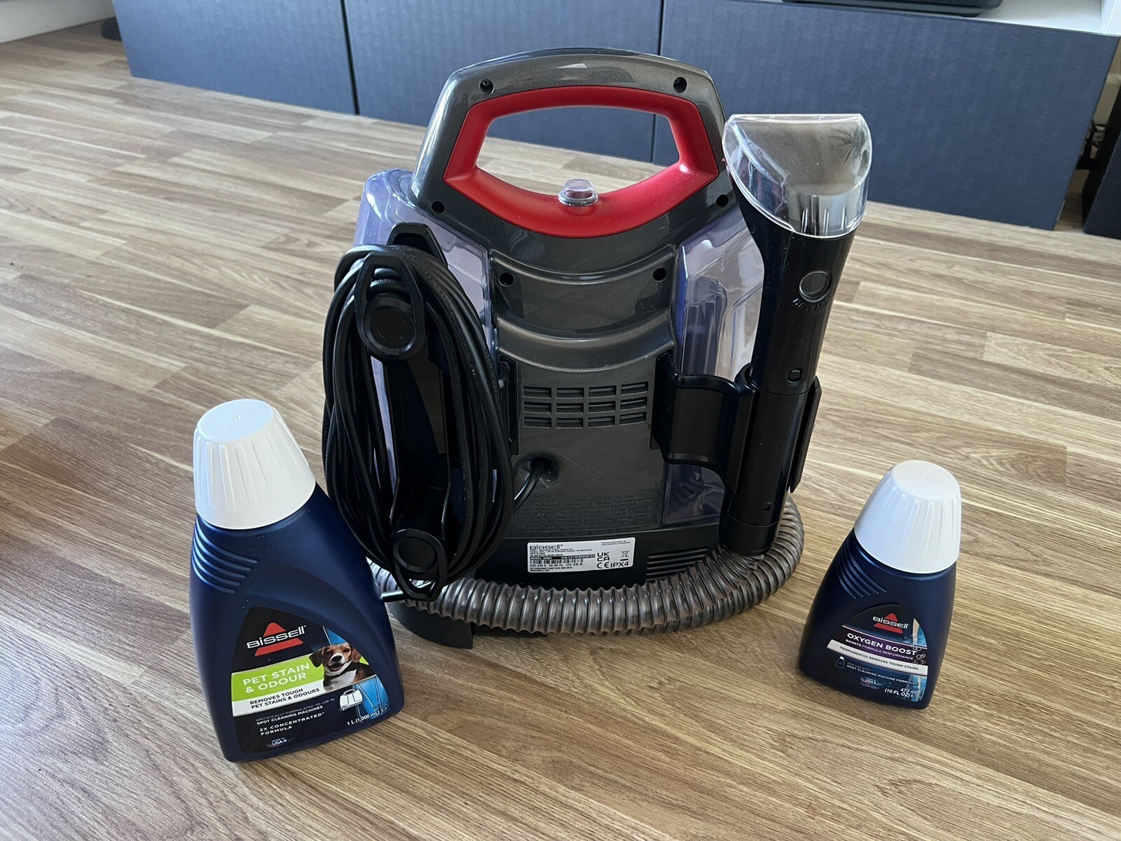 BISSELL Spot Clean Pro heat Carpet Cleaner Heated Cleaning & 1L Pet