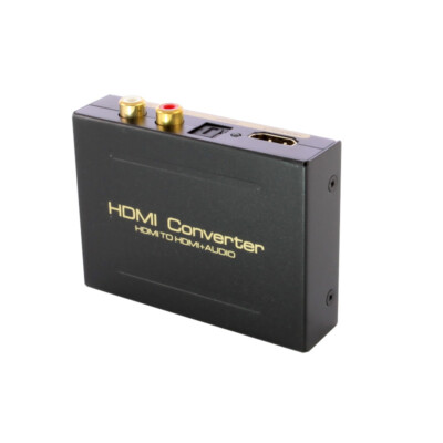 HDMI Audio Extractor Spliter HDMI to RCA Composite Optical Audio