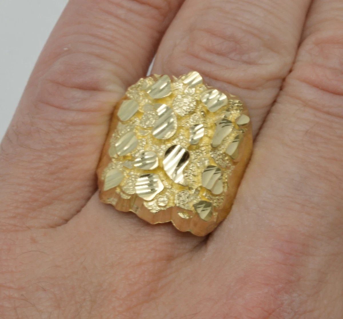 Mens 10kt online gold ring