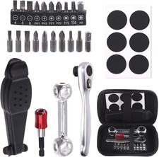 21Pcs Bike Repair Tool Kit Set, Bicycle Multi-Tool Kit, Portable Patch Repair Ki