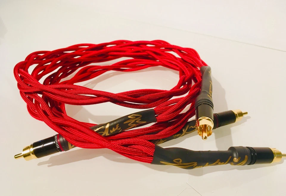 Audiophile Iso-Quad RCA Interconnects Pine Tree Audio USA MADE (Colors/Lengths) - Image 2 of 4