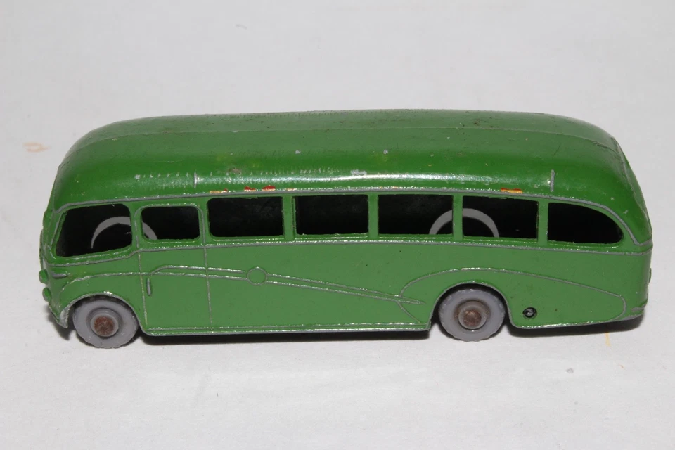Autobús Matchbox Lesney #21B Bedford Coach, verde oscuro, GPW, ORIGINAL Foto 4 de 4