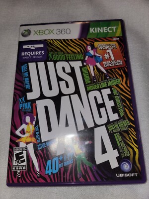 Just Dance 4 - Xbox 360 Kinect Game, Complete Tested 