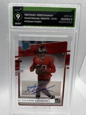 2020 Chronicles #RR-KV Ke'Shawn Vaughn Clearly Donruss Rated Rk Auto Mint 9