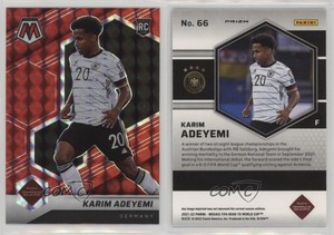 2021-22 Panini Mosaic FIFA Road to World Cup Red Mosaic Prizm Karim Adeyemi #66