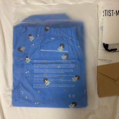 BTS Artist Made Collection by JIN GOOD DAY Pajama Blue Full Set