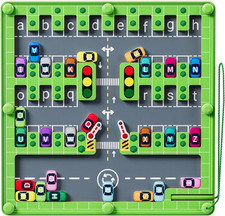 Magnetic Alphabet Maze,Montessori Toys,Alphabet Puzzle Toddler Toys for Ages 2-4