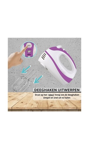 ROYALTY LINE, 2-in-1-Mixer RLHMS250T3, 300 W, 5 Geschwindigkeiten, 2,5-Liter - Bild 3 von 5