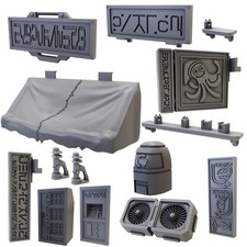 MGEMGTC211 Mantic Entertainment TerrainCrate: Battlezone Street Accessories