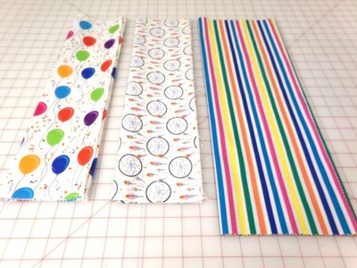 Fabric Lot of 3 pieces. Balloons, Dream Catchers, Stripes. Size In Pics. A26-274