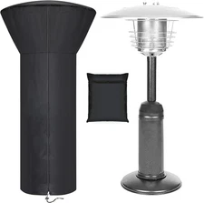 Patio Tabletop Heater Covers with Zipper and Storage Bag,Waterproof,Dustproof,Wi