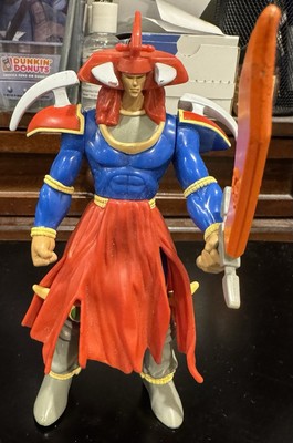 1996 Kazuki Takahashi Yu-gi-oh Flame Swordsman Action Figure With Sword