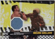 2010 TOPPS UFC MELVIN GUILLARD FIGHT MAT RELIC UFC 63 MNT/NRMNT COND.