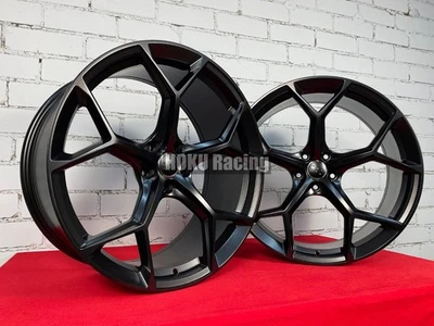 4X 20 Zoll RS6 C8 Style Schwarz 5X112 Alufelgen für Audi A4 A5 A6 A7 Q5 Q7... - Bild 1 von 4