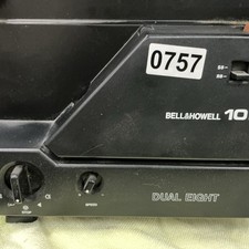 Bell  Howell 10MS Dual 8mm/Super 8 Film Projector  Box 1979 Hong Kong Untested